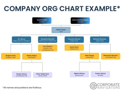 Organizational Chart example