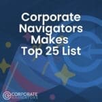 corporate navigators makes top 25 list