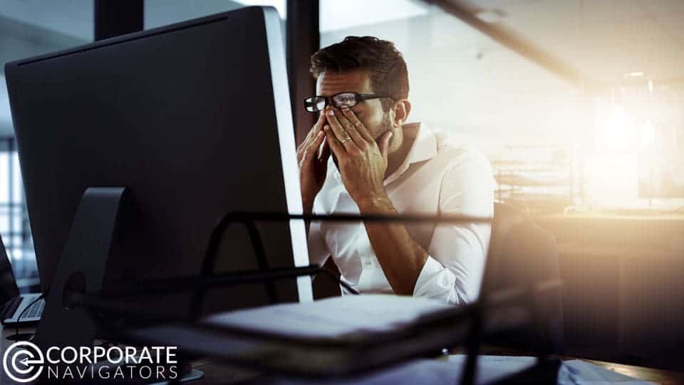 to attract qualified candidates, make the application process easy, not like this image of a man frustrated at his computer