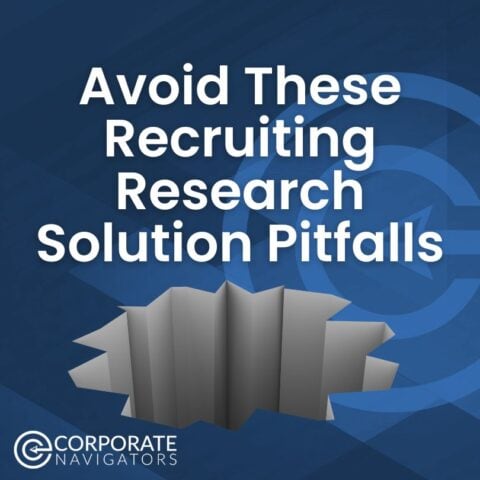 How to Avoid Common Pitfalls When Using Recruiting Research Solutions