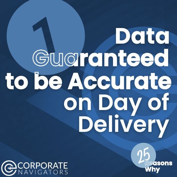 blue and white background data guaranteed to be accurate on day of delivery