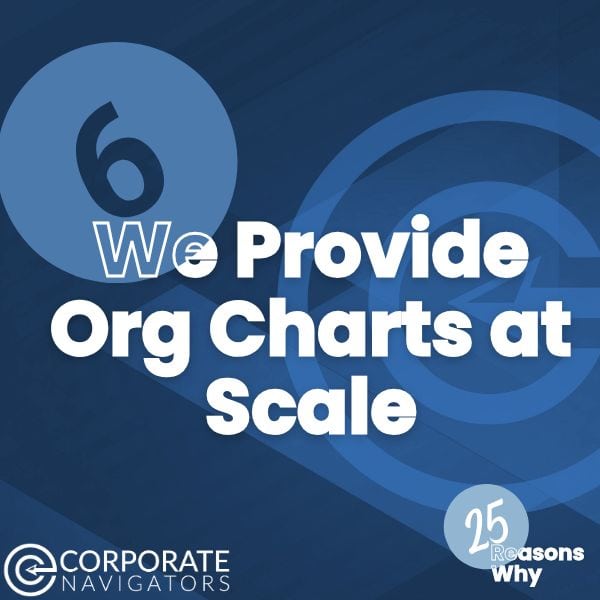 blue and white background we provide org charts at scale