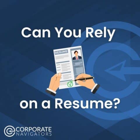 Can You Rely on a Resume?