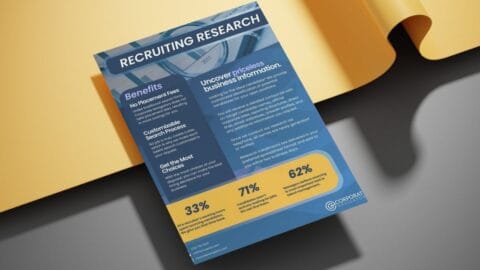 recruiting research one sheeter