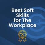 blue and white background best soft skills for the workplace